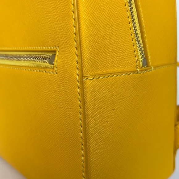 Tory Burch | Emerson Leather Backpack | Cassia Yellow | Great Condition! main image 12